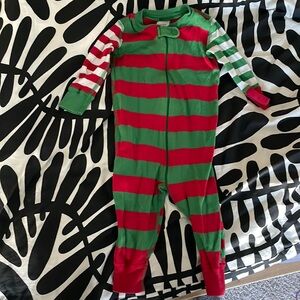 Hanna Andersson Holiday zip sleeper Pajamas